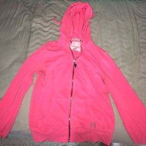 Victoria’s Secret hot pink angel wings sweatshirt